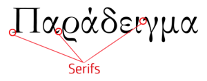 Γραμματοσειρά Garamond (Serif) - Ελληνικά Fonts
